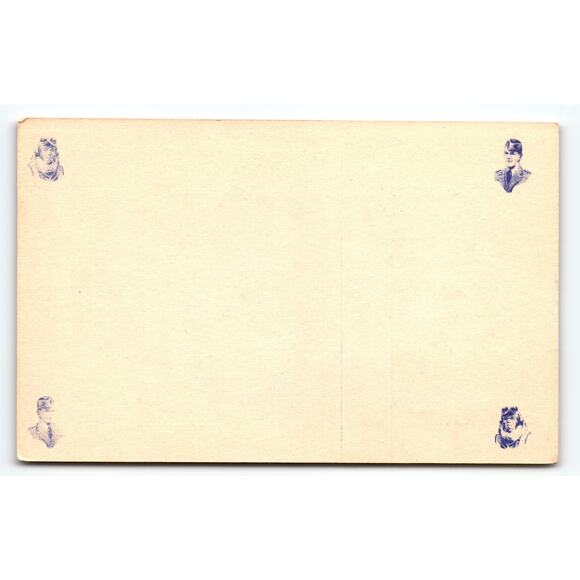 Vintage 1940s Linen Comic Postcard Praying Man & Sleeping Friend Wartime - Picture 2 of 2